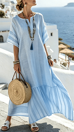 Women's Digitally Printed V-Neck Midi Dress with Half Sleeves - Nordfashionstorm - Women's Clothing, Fashion for You - Nordfashionstorm.com