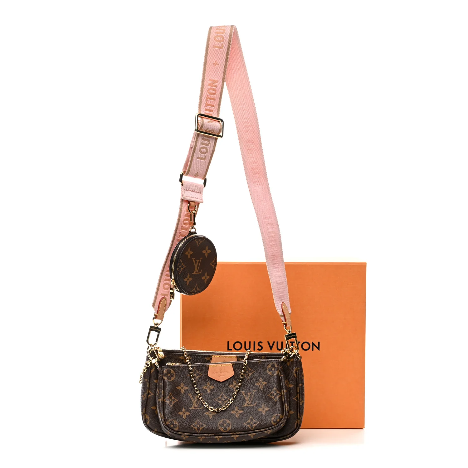 Monogram Multi Pochette Accessories Rose Clair - Top Club