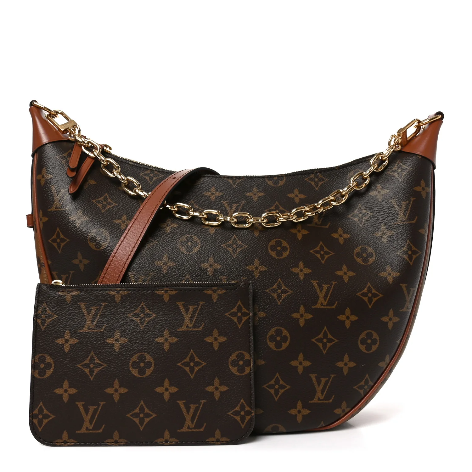Reverse Monogram Loop Hobo - Top Club
