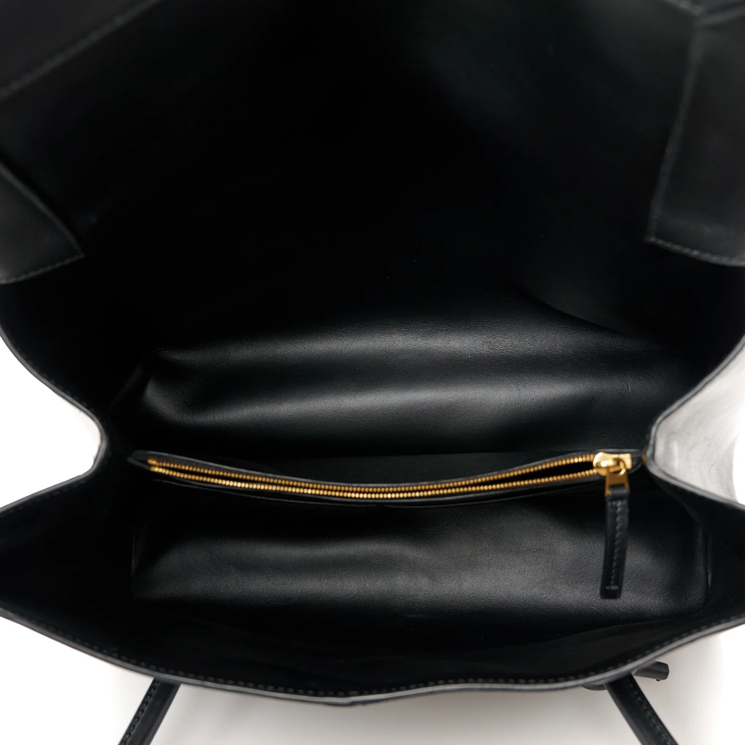 Calfskin Medium Falcon Shoulder Bag Black - Top Club