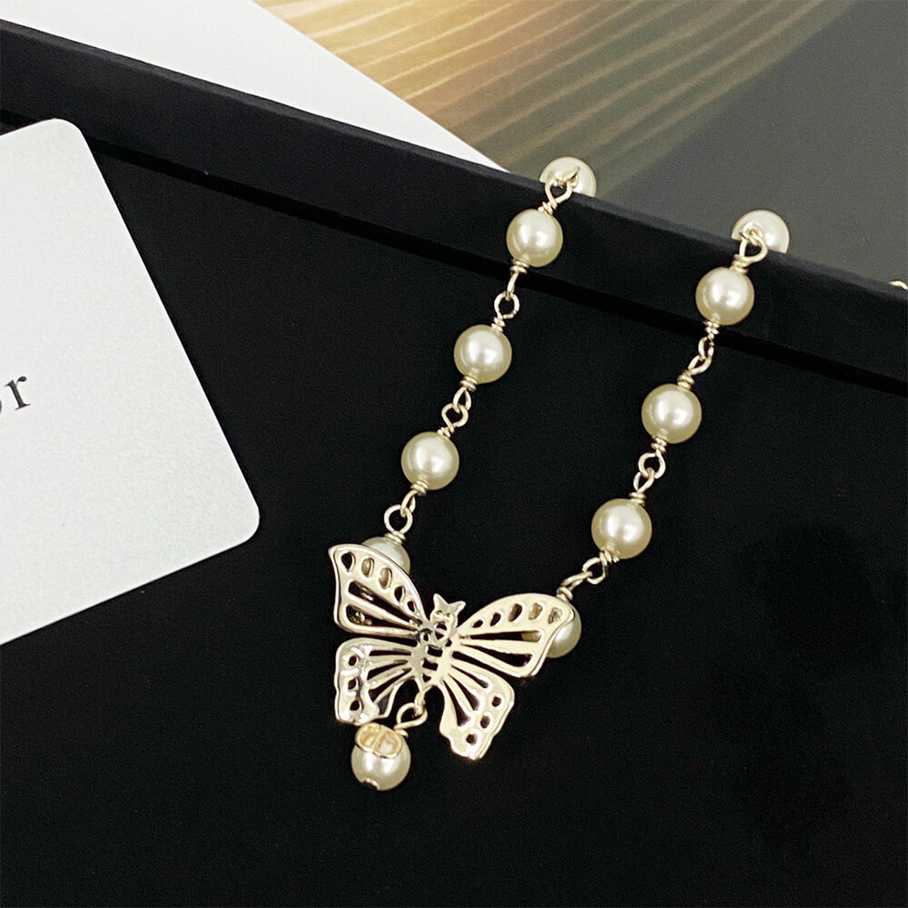 DIOR PEARL NECKLACE - Top Club