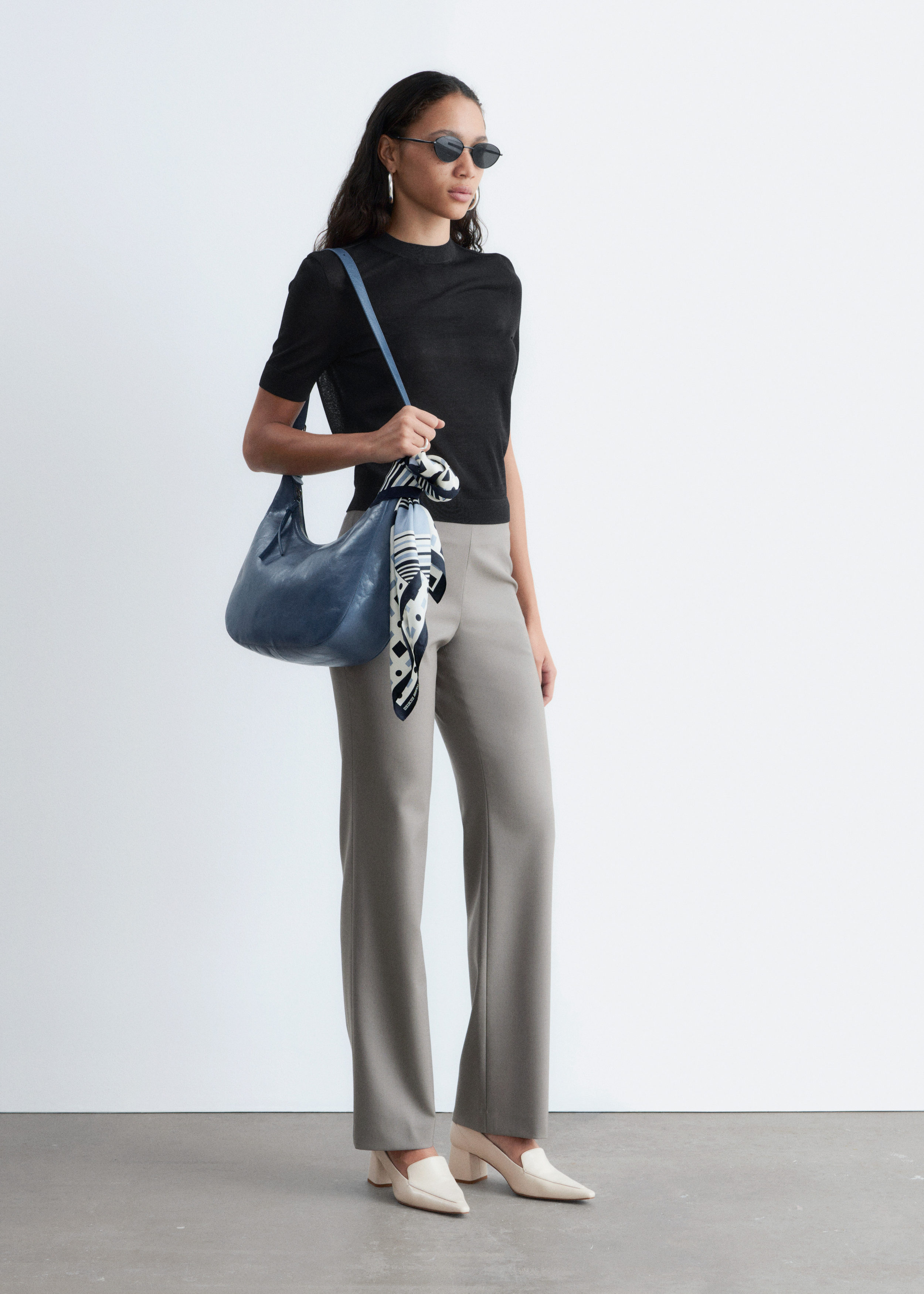 & Other Stories FINE-KNIT T-SHIRT