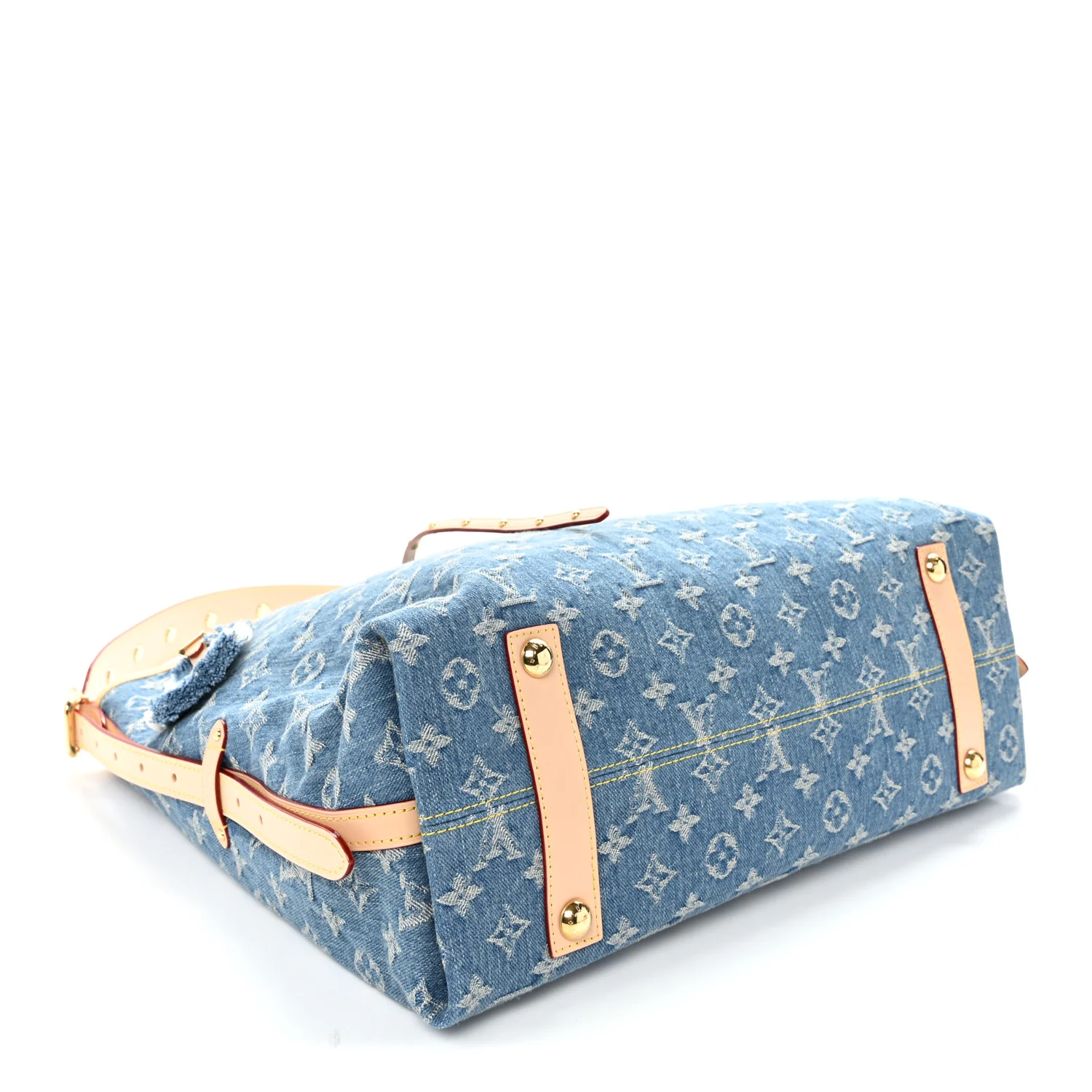 Monogram Denim CarryAll MM Blue - Top Club