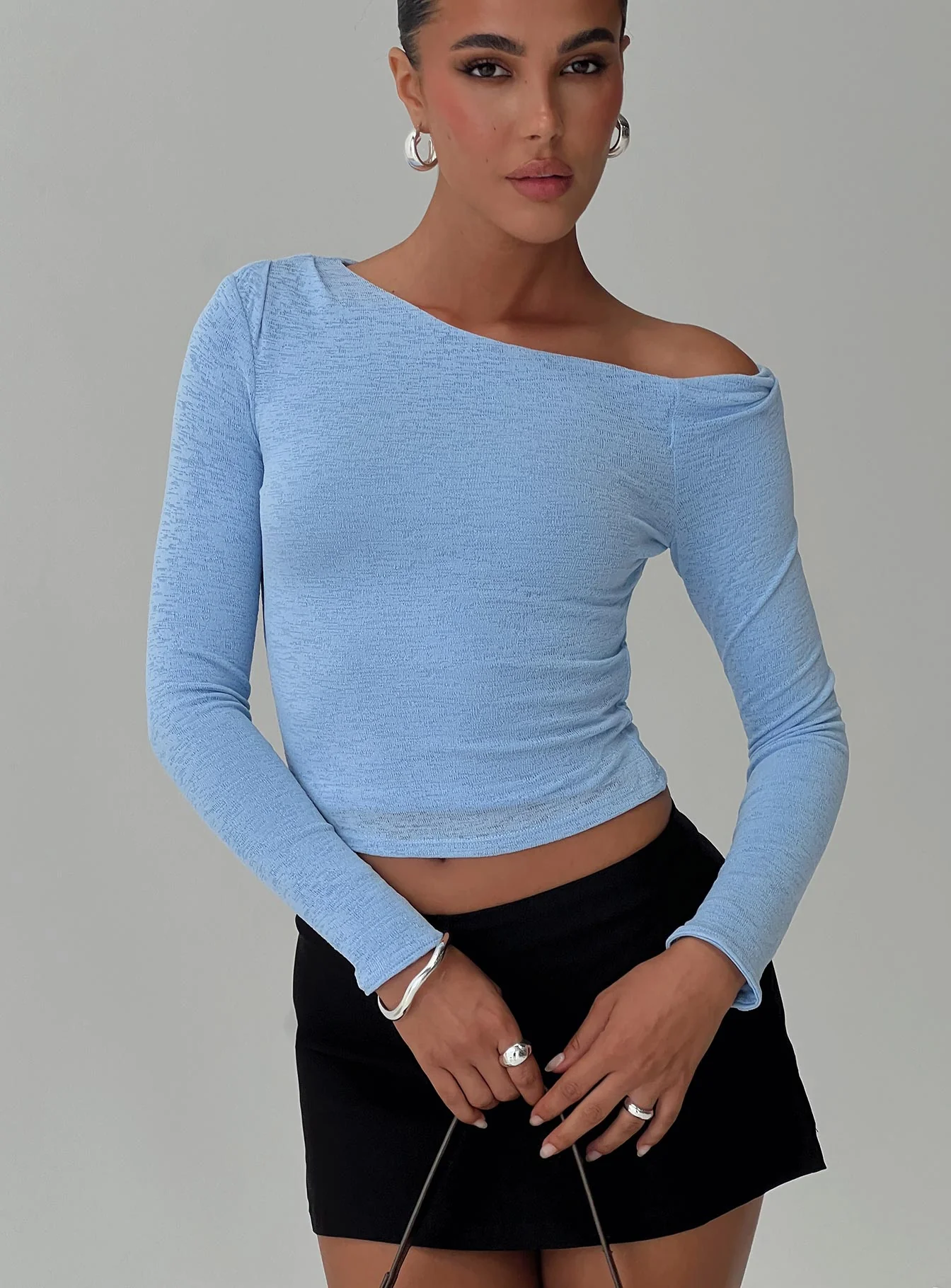Malian Long Sleeve Top Blue