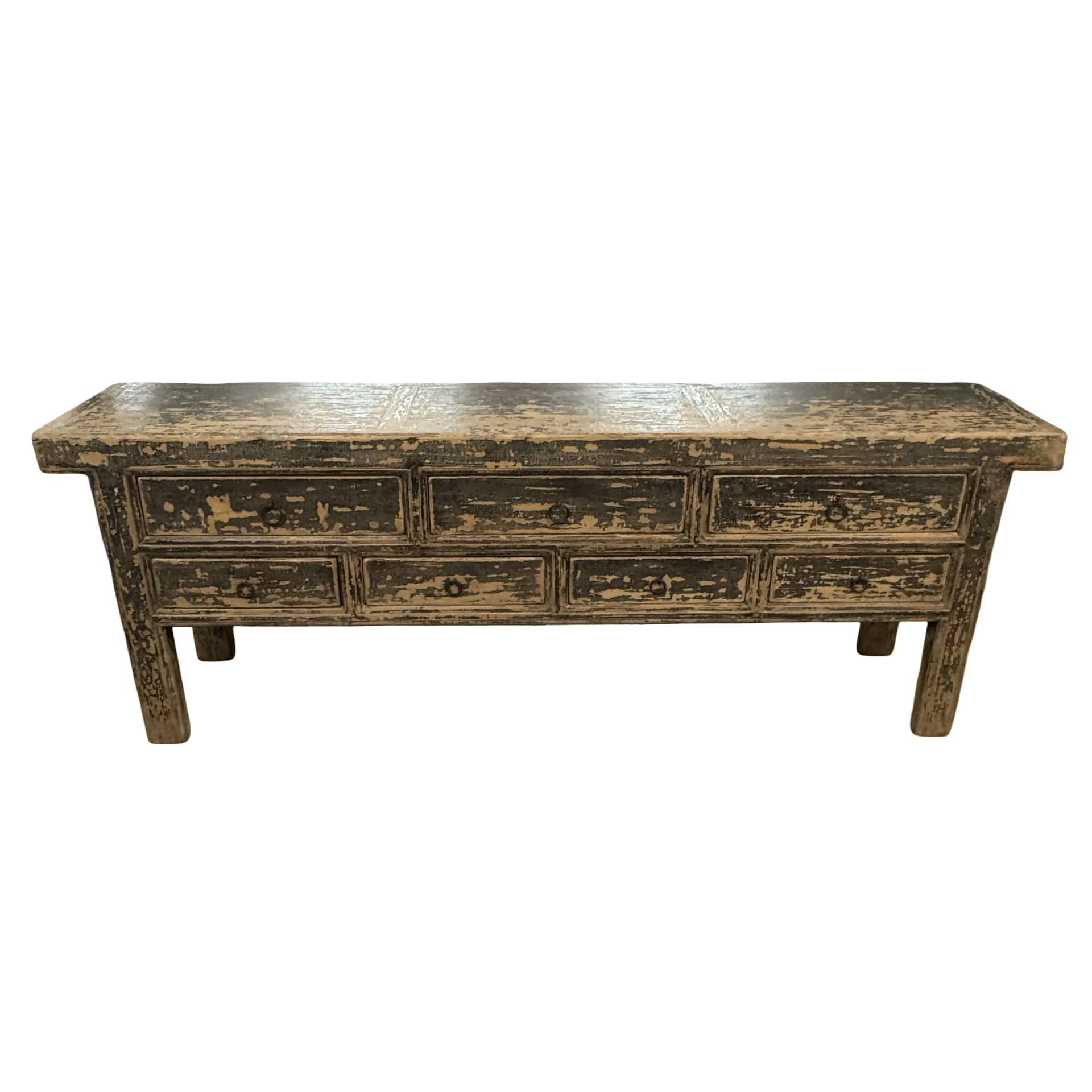 Dressoir zwart finish 7 la groot uniek