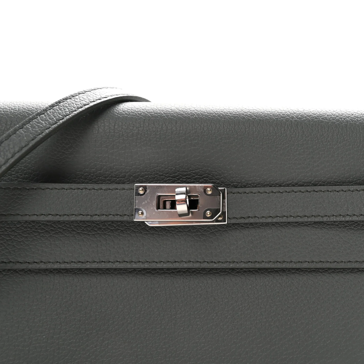 Evercolor Kelly Wallet To Go Vert Amande - Top Club