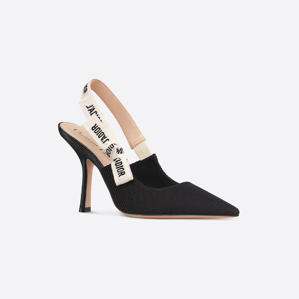 Dior J'Adior Embroidered Lace Halter Heels Slide Sandal (Replica) - Sneaker Replica Workshop