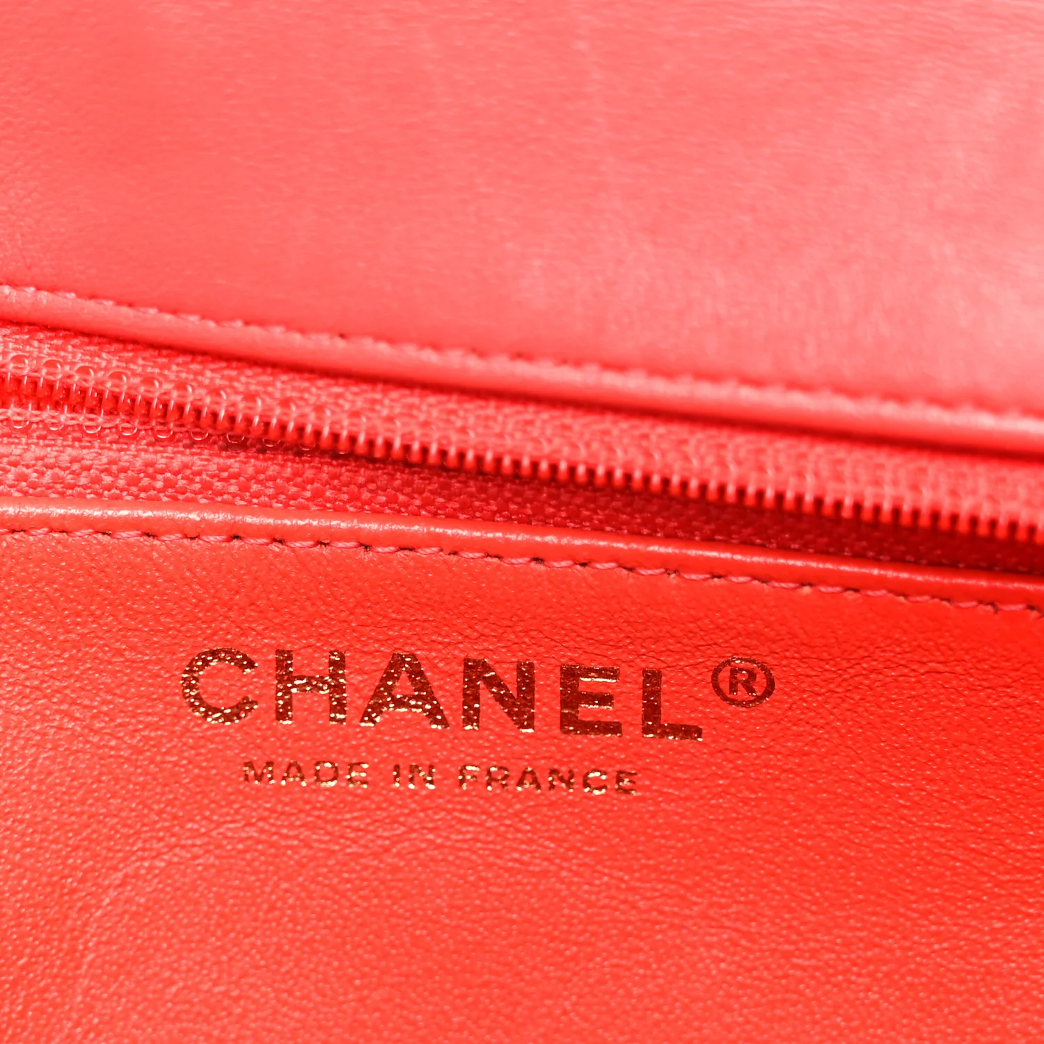 Lambskin Quilted Flap Clutch Red - Top Club