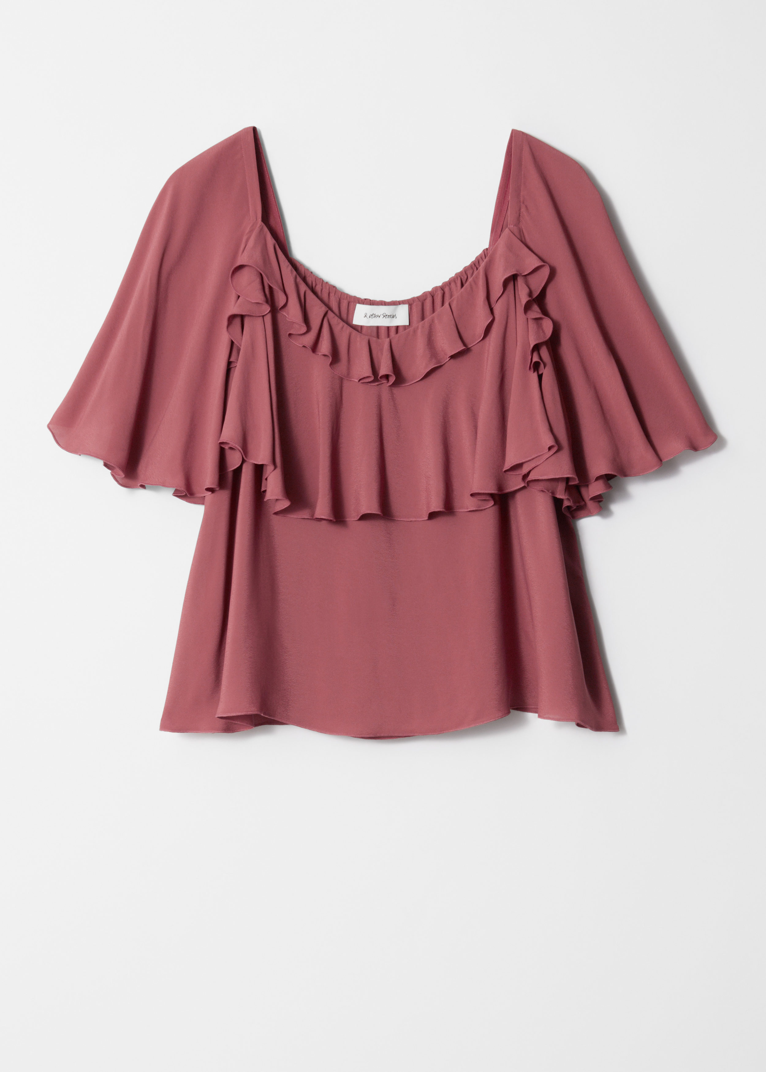 & Other Stories RUFFLE BLOUSE