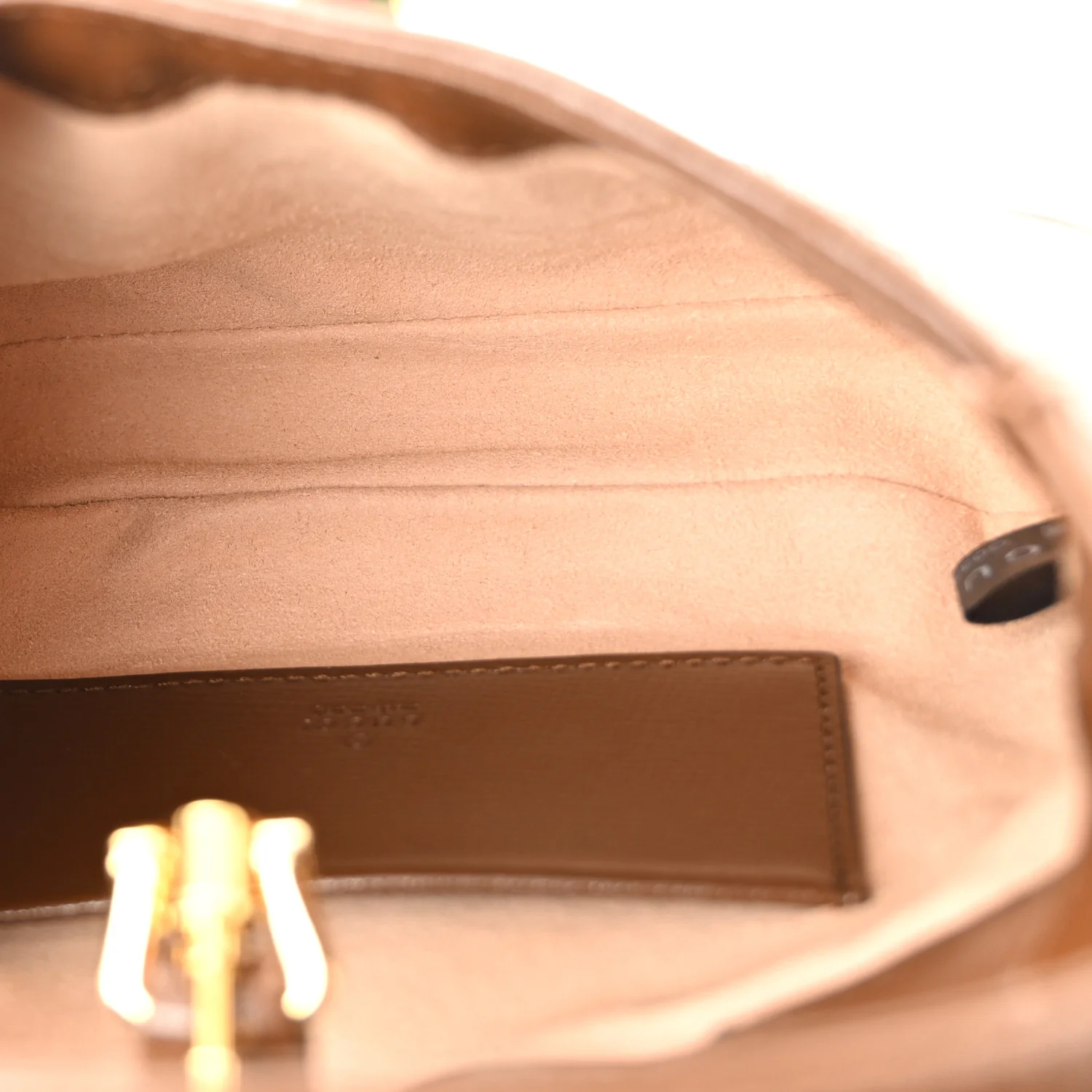 GG Supreme Monogram Azalea Calfskin Web Mini Jackie 1961 Hobo Beige Ebony Brown Sugar - Top Club
