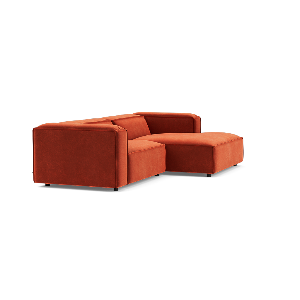 Hoekbank Dunbar divan rechts royal Saffron