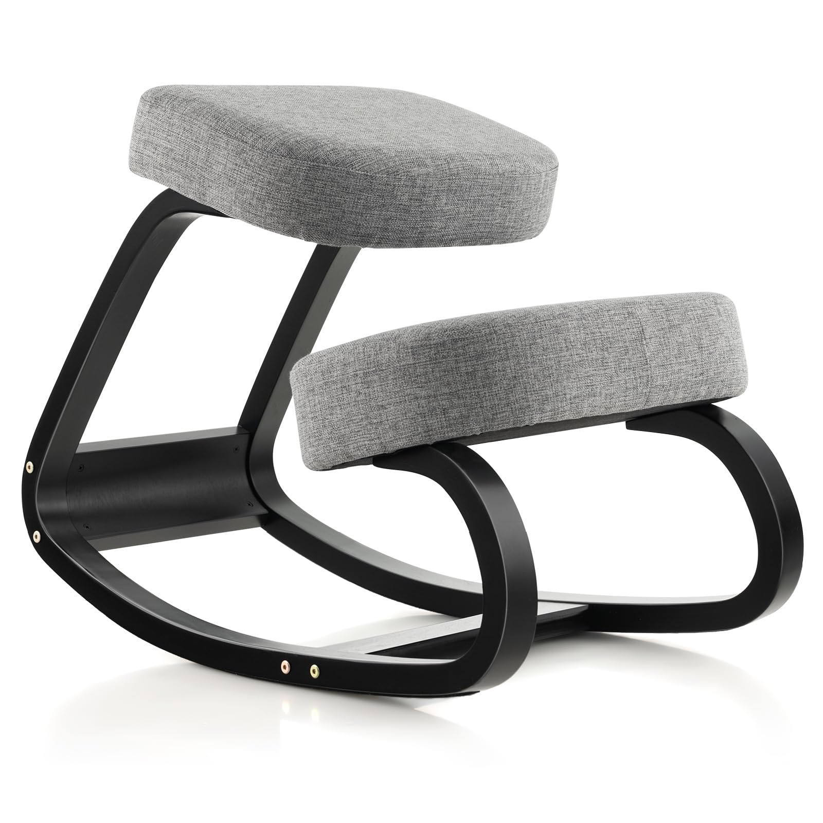 BEFOUNDLOVELY Kneeling Chair, Posture Chair, Max Load 330 Lbs, Rocking Knee Chair with Soft Cushion