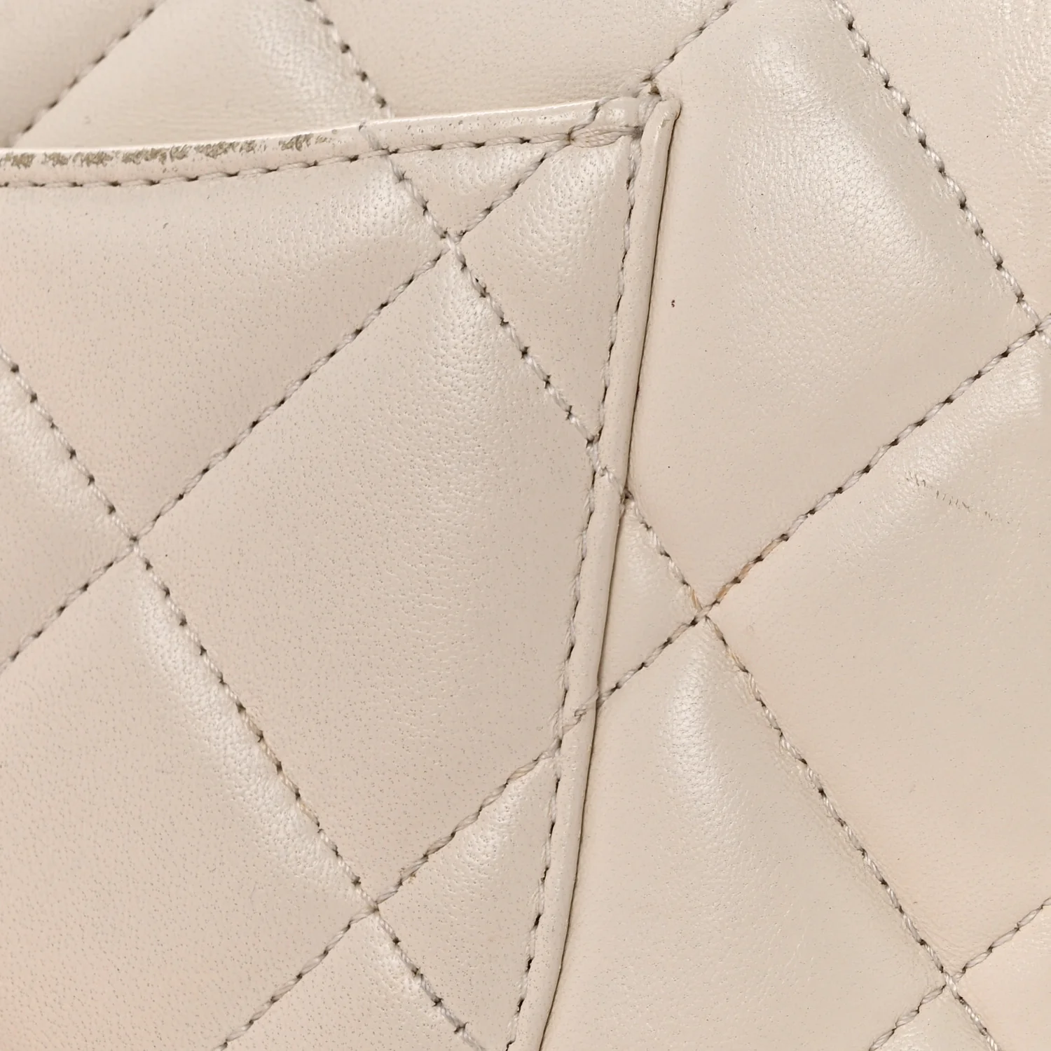 Lambskin Quilted Small Trendy CC Dual Handle Flap Bag White - Top Club