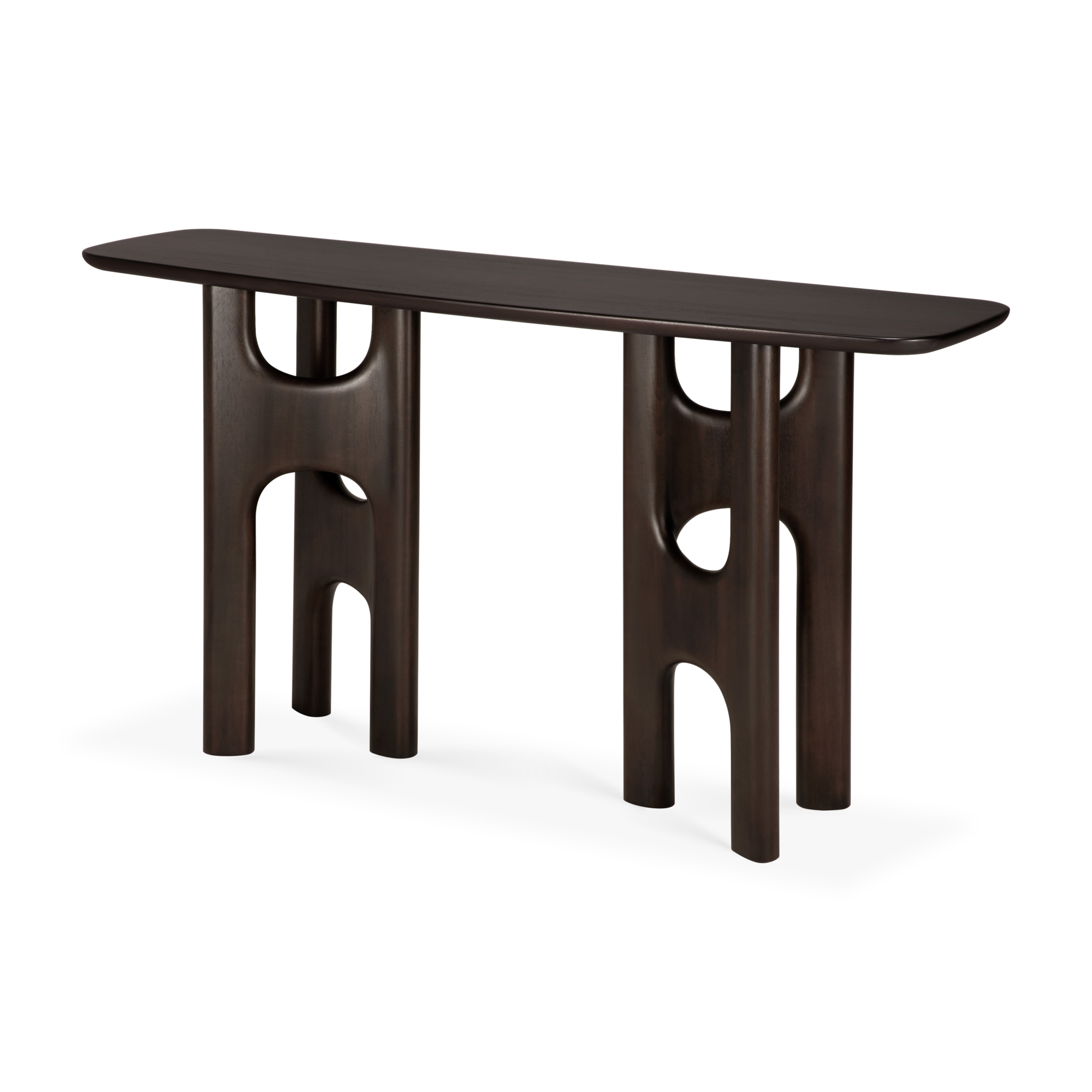 Console Flow mahonie rose brown 150x40 cm