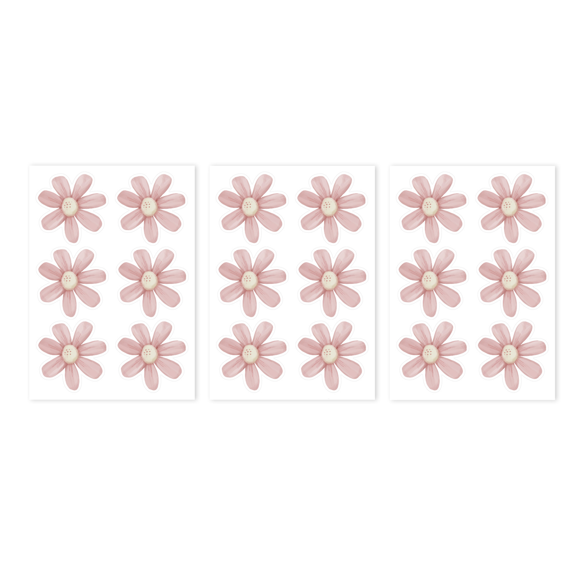Muurstickers Fairy Garden Flowers A4
