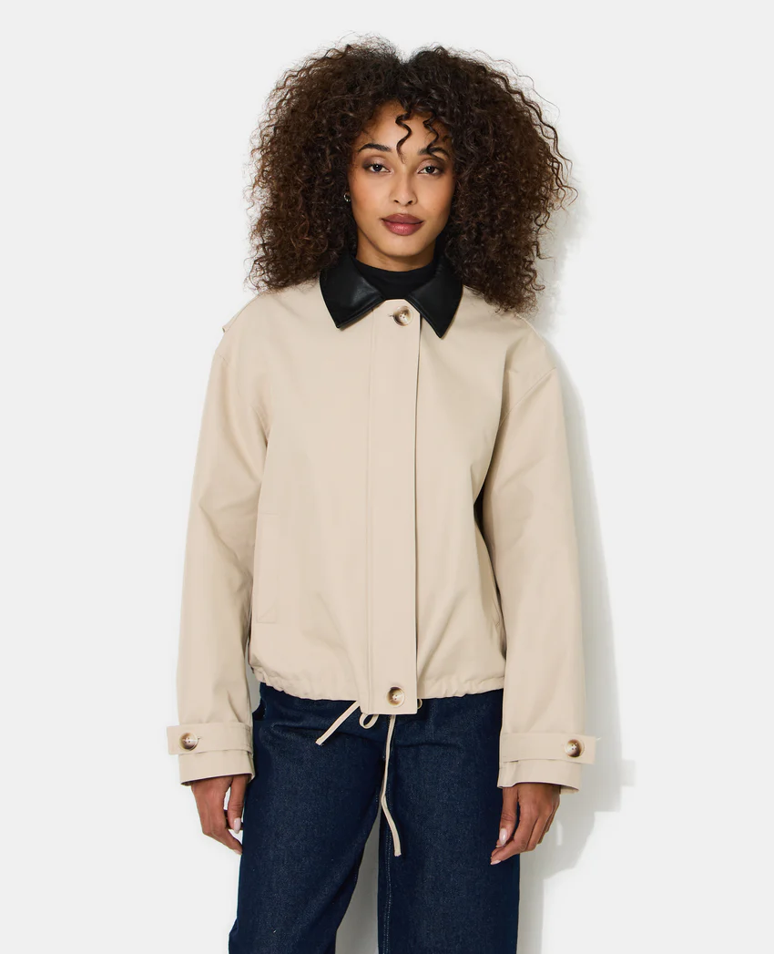 Pimkie Veste col simili avec base resserrable