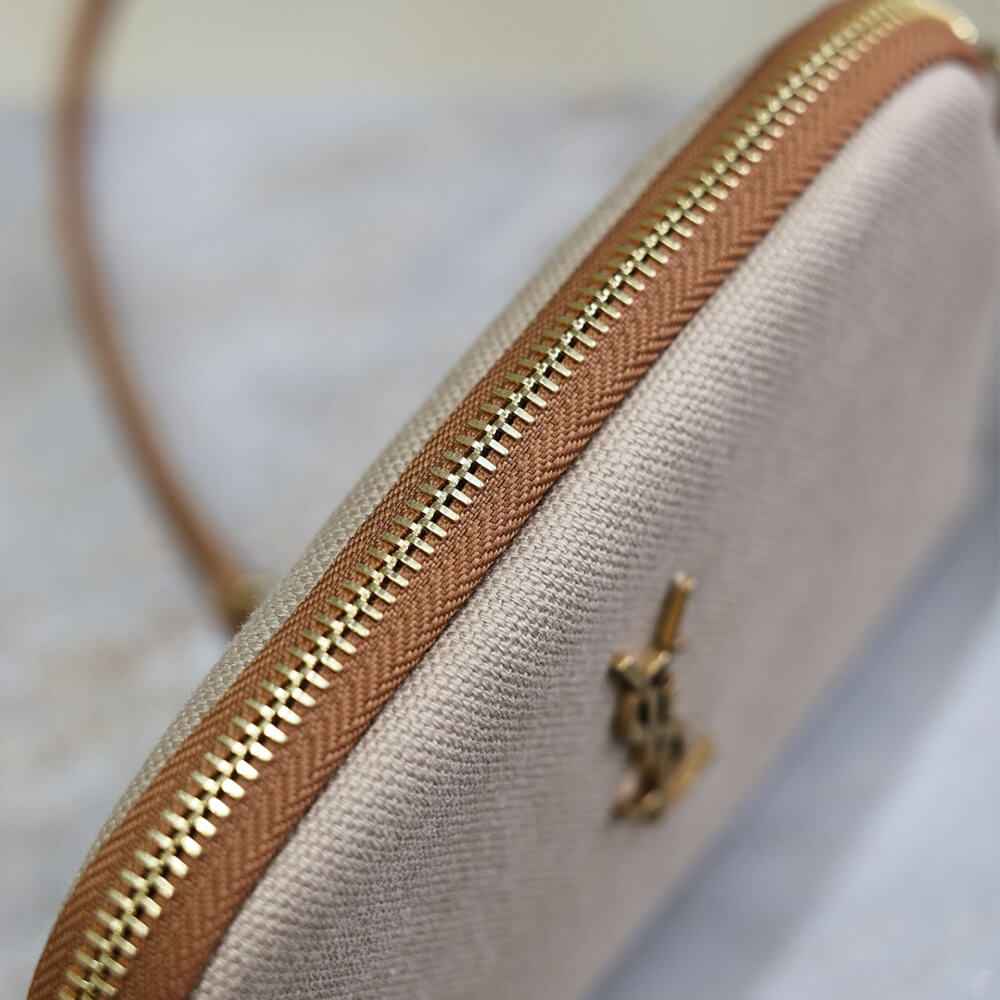 YSL GABY zipped pouch in canvas - Top Club