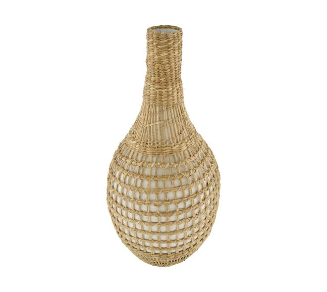 Vaas seagrass bamboo 100% FSC Vaas seagrass bamboo rond