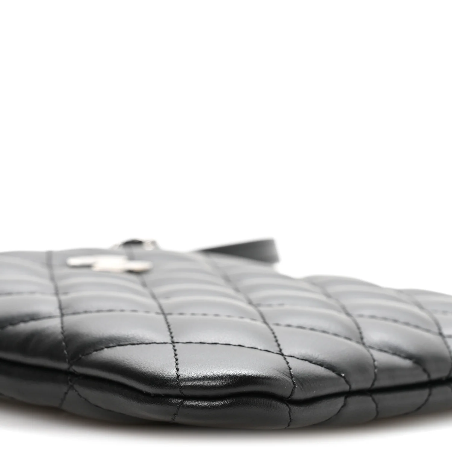 Lambskin Quilted Uniform Crossbody Bag Black - Top Club