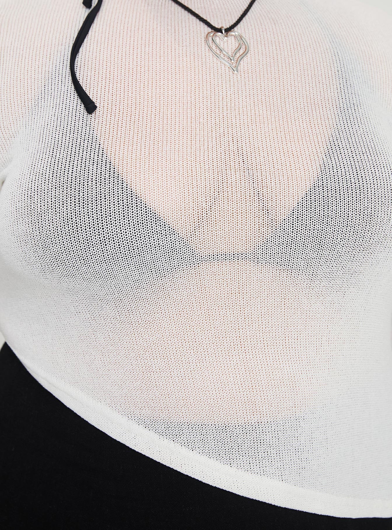 Pratt Long Sleeve Top White Curve