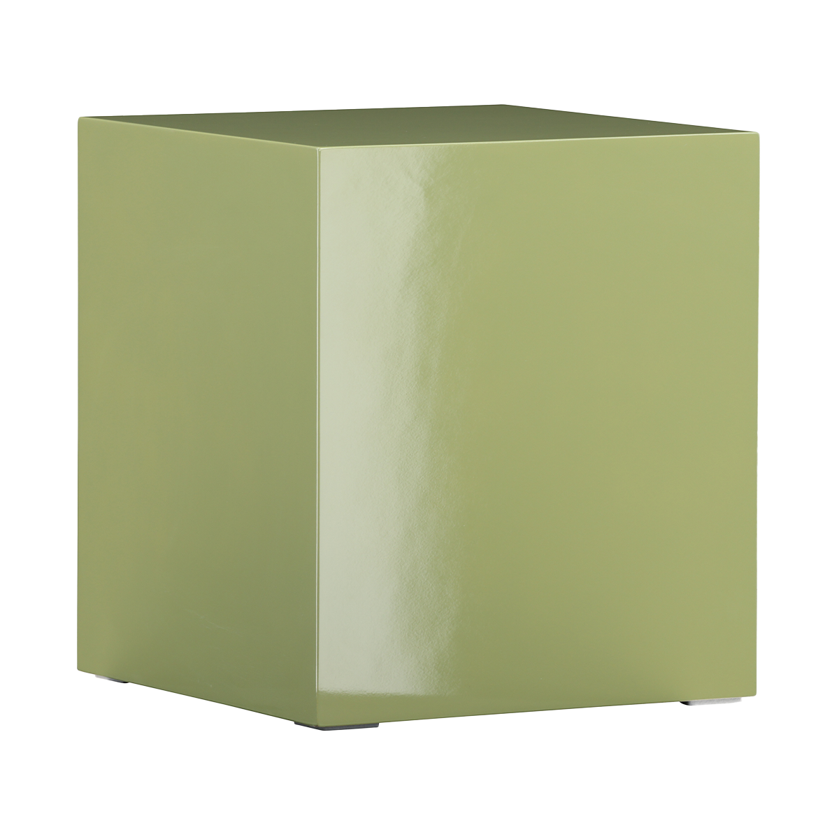 Vierkante bijzettafel Zayn lichtgroen - 40 x 40 cm