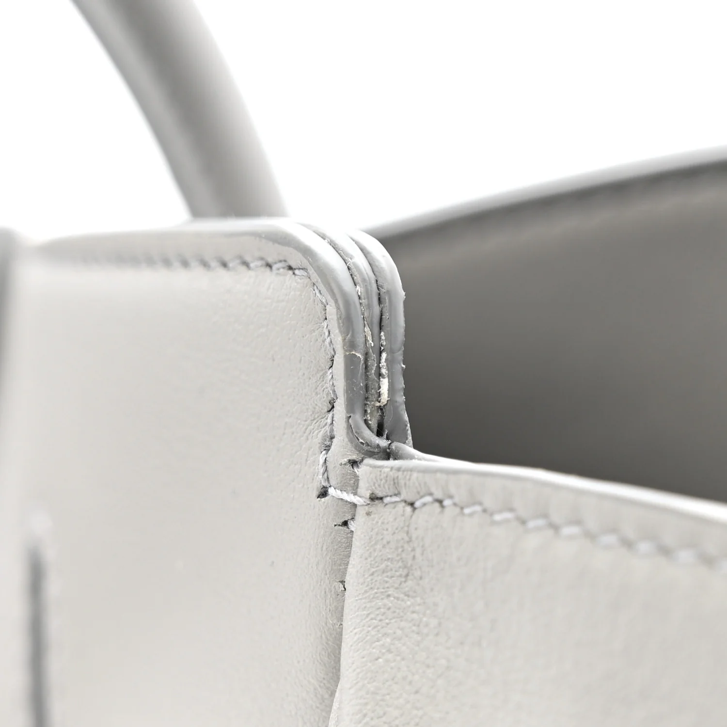Smooth Calfskin Hampton Carry All Bag Grey - Top Club