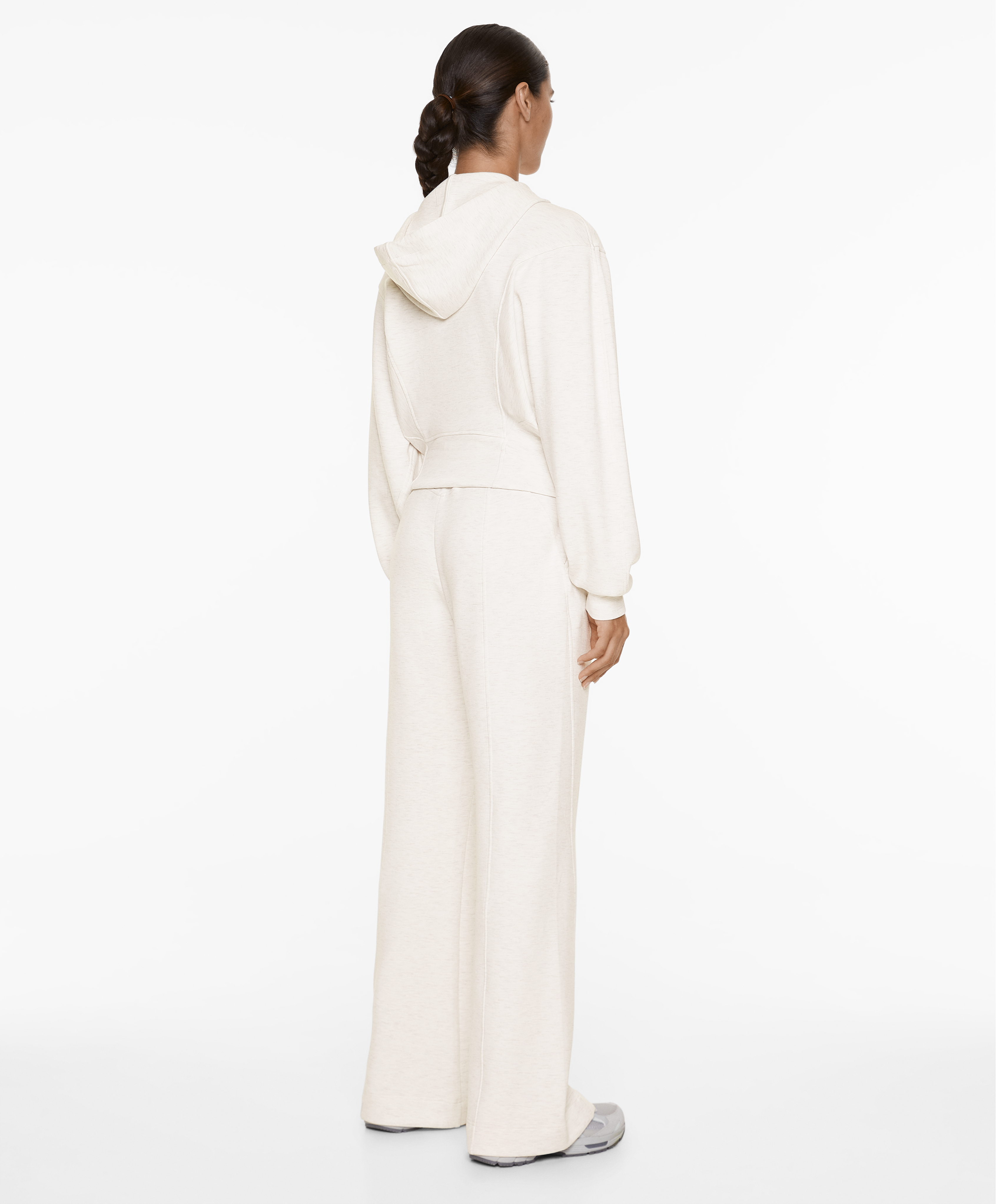 OYSHO Crop hooded jacket