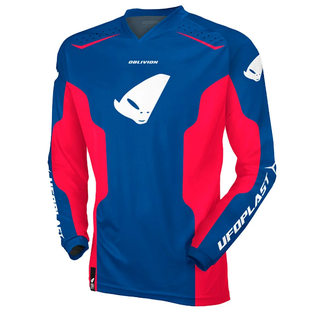 UFO OBLIVION T-SHIRT - BLUE / RED