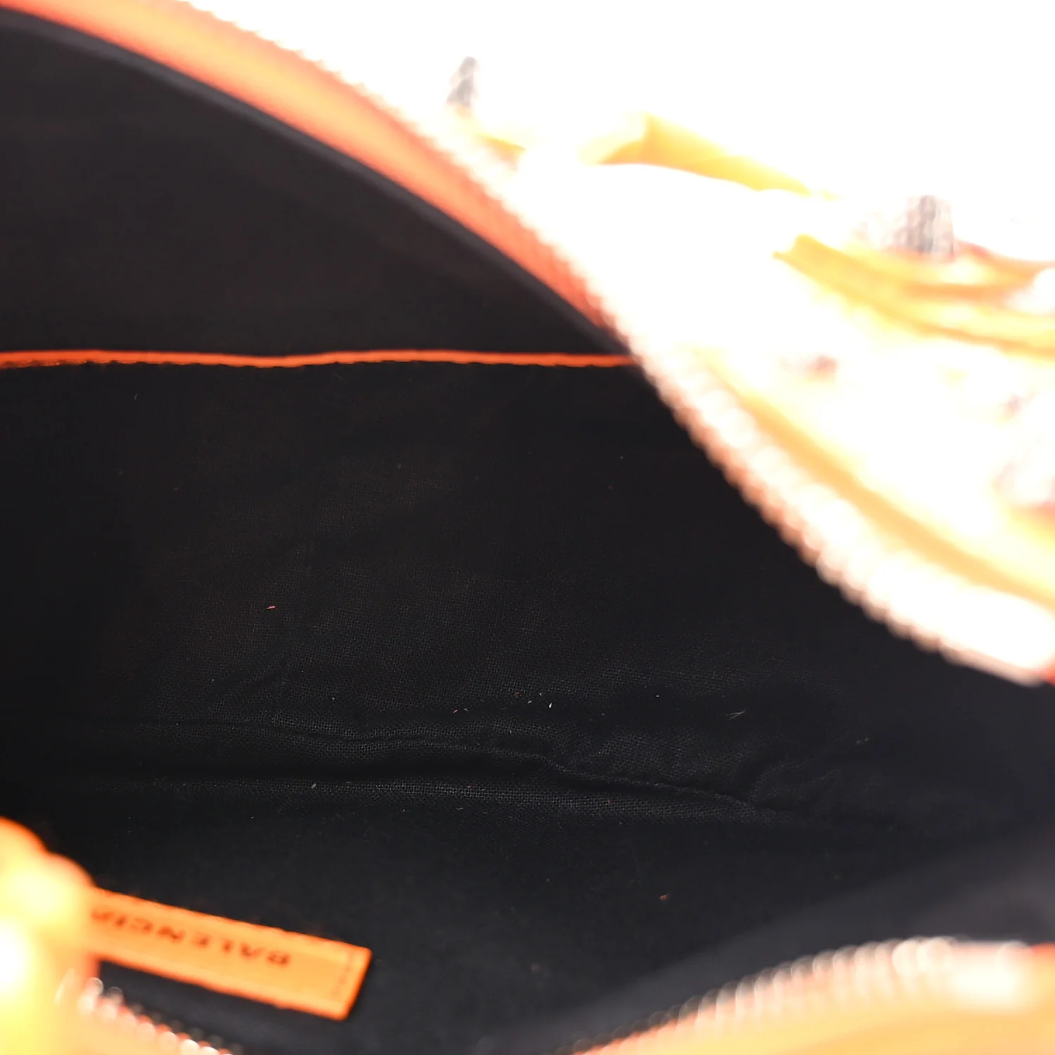 Extra Supple Calfskin Crocodile Embossed Le Cagole Shoulder Bag XS Pop Orange - Top Club