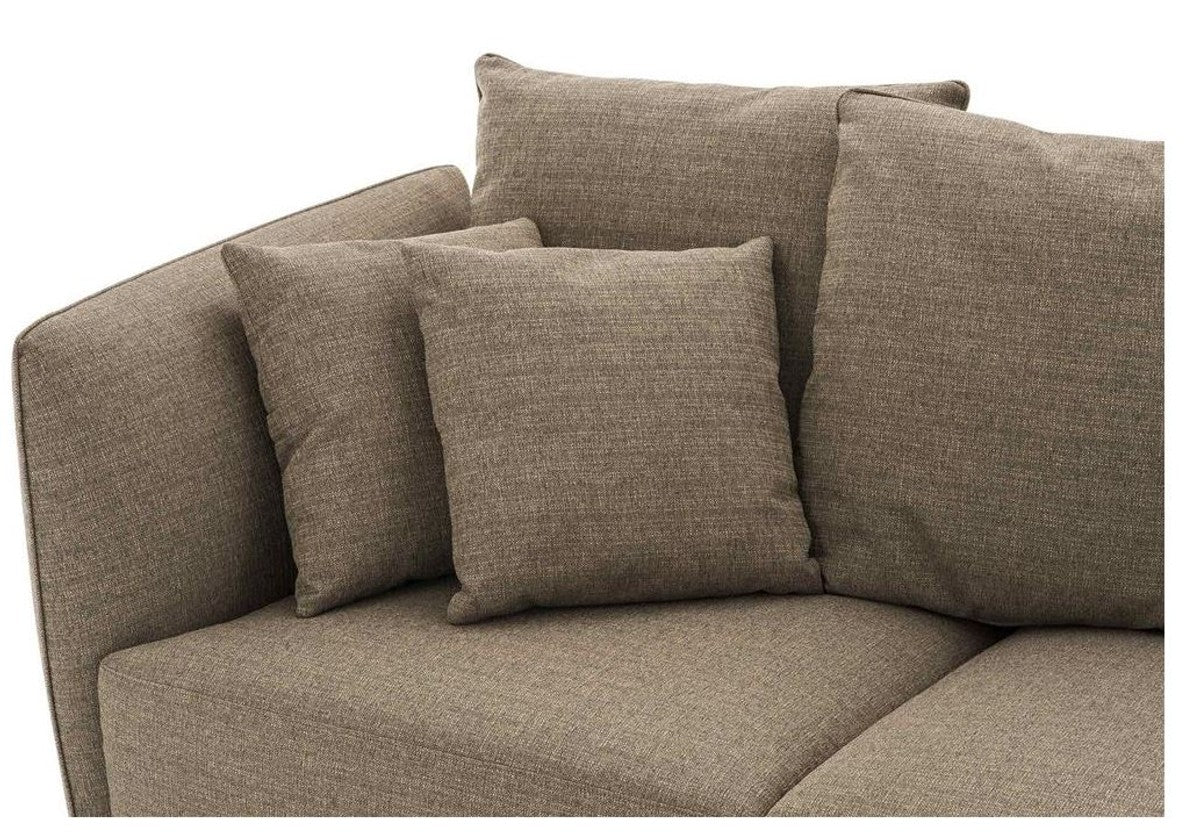 Designer 3 seater sofa brown - luxury hotel furniture