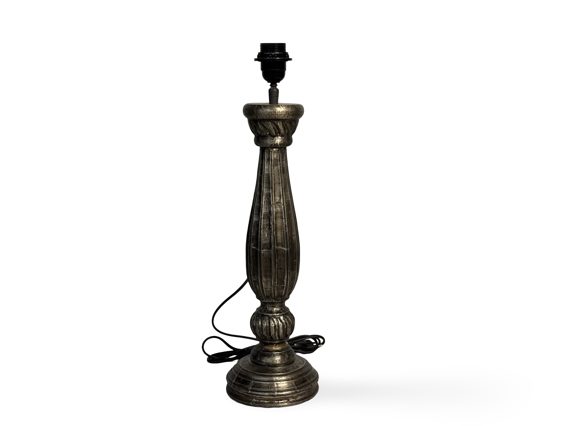 Lampvoet wit metaal uniek