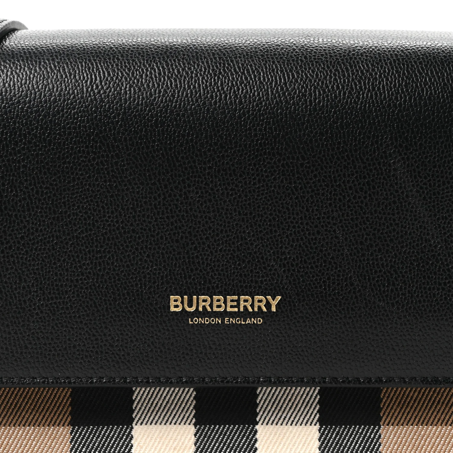 Grained Calfskin House Check Tartan Mix New Hampshire Black - Top Club