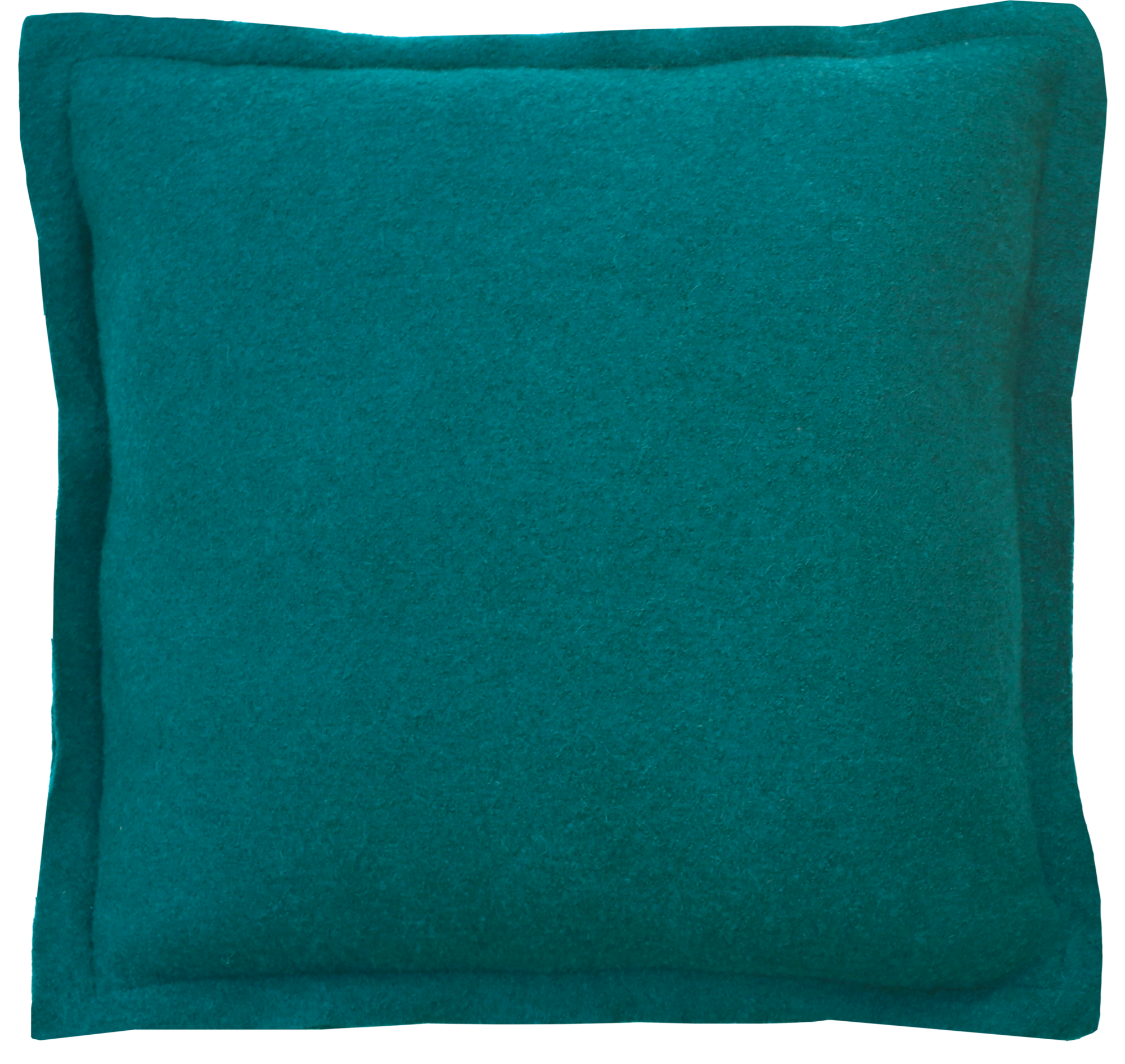 kussen boiled wool petrol 48x48cm