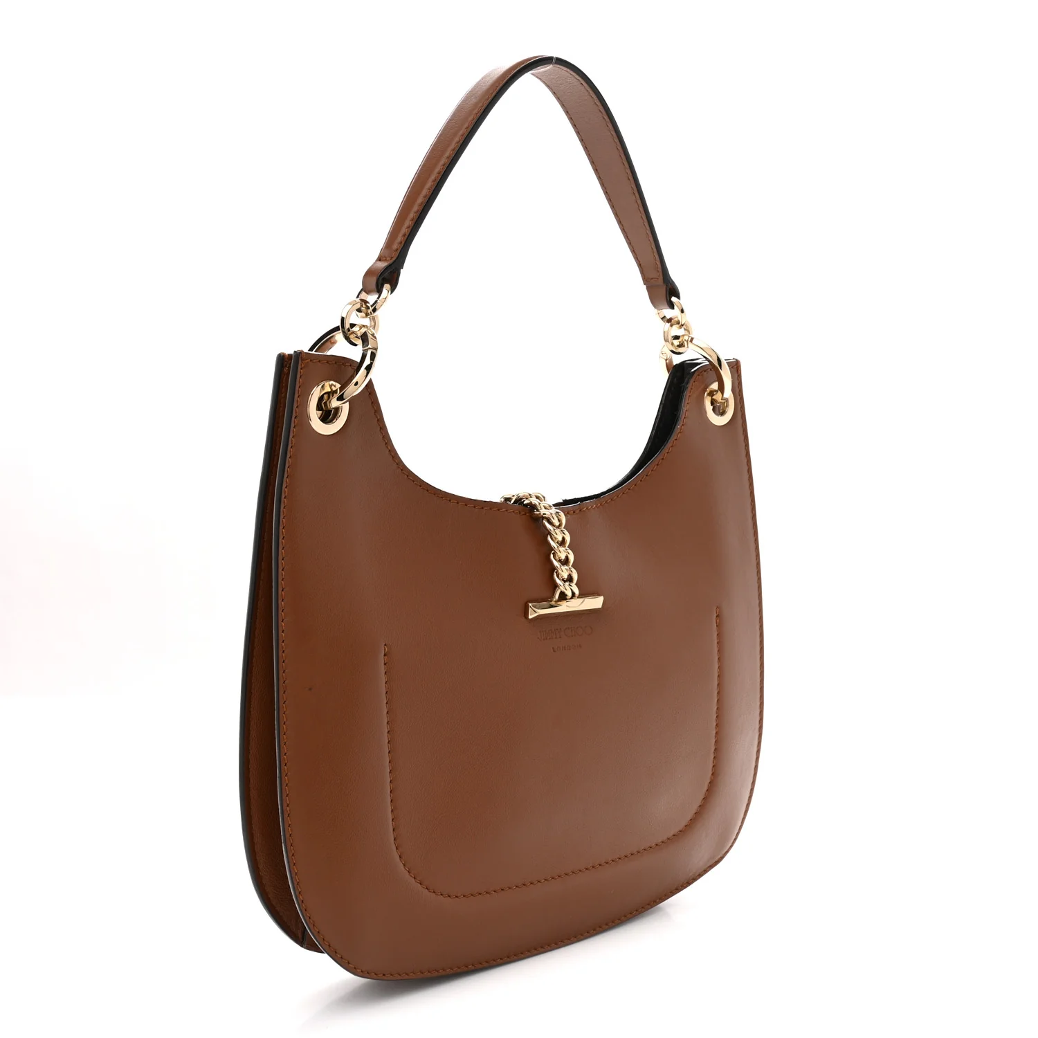 Calfskin Varenne Small Hobo Dark Tan - Top Club