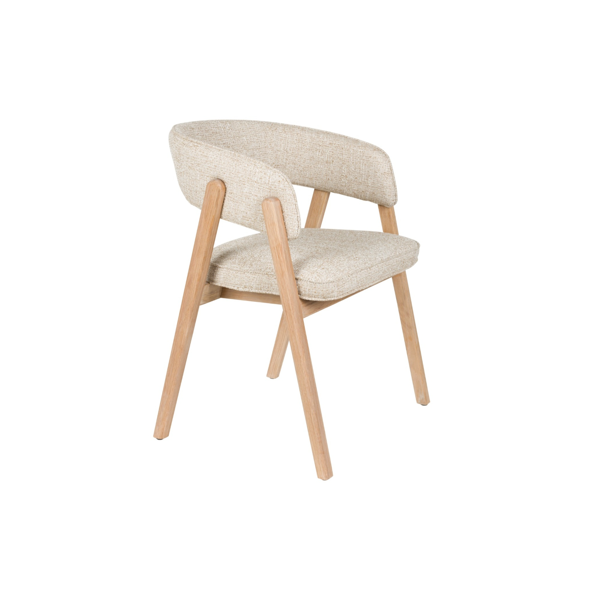 Eetkamerstoel met arm Bright Beige