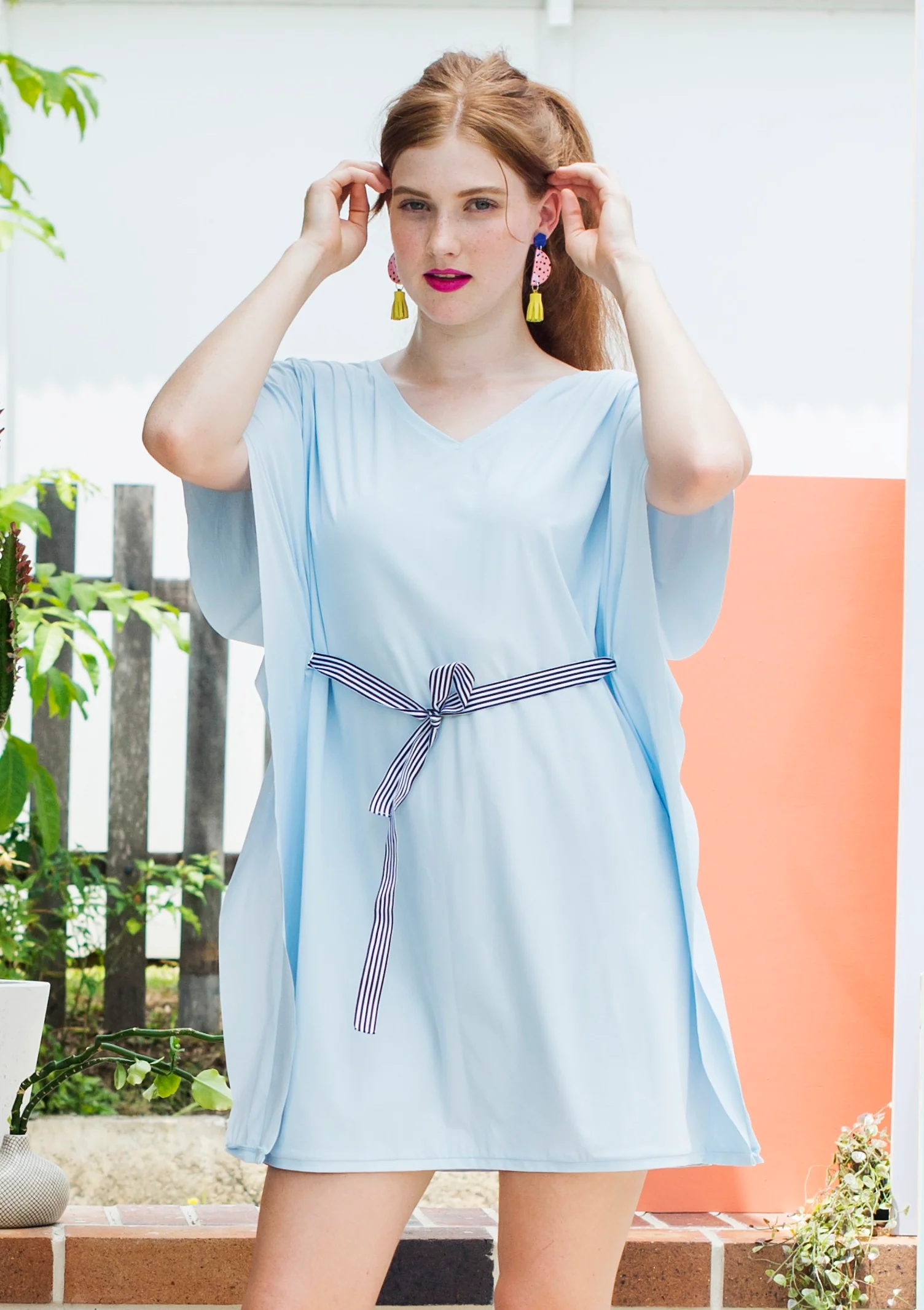 All Tied Up Tunic - UPF50+ Blue - IGAOMI