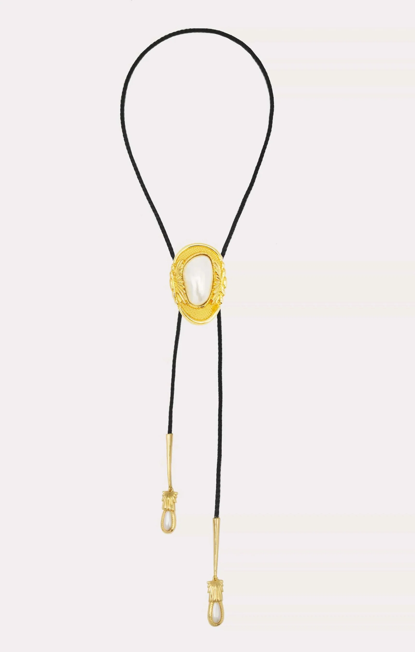 Petit Moments Dolly Bolo Tie Necklace ~ Black