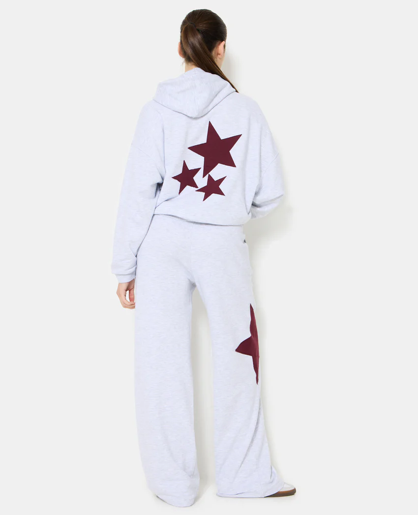 Pimkie Sweat capuche oversize avec étoiles contrastées