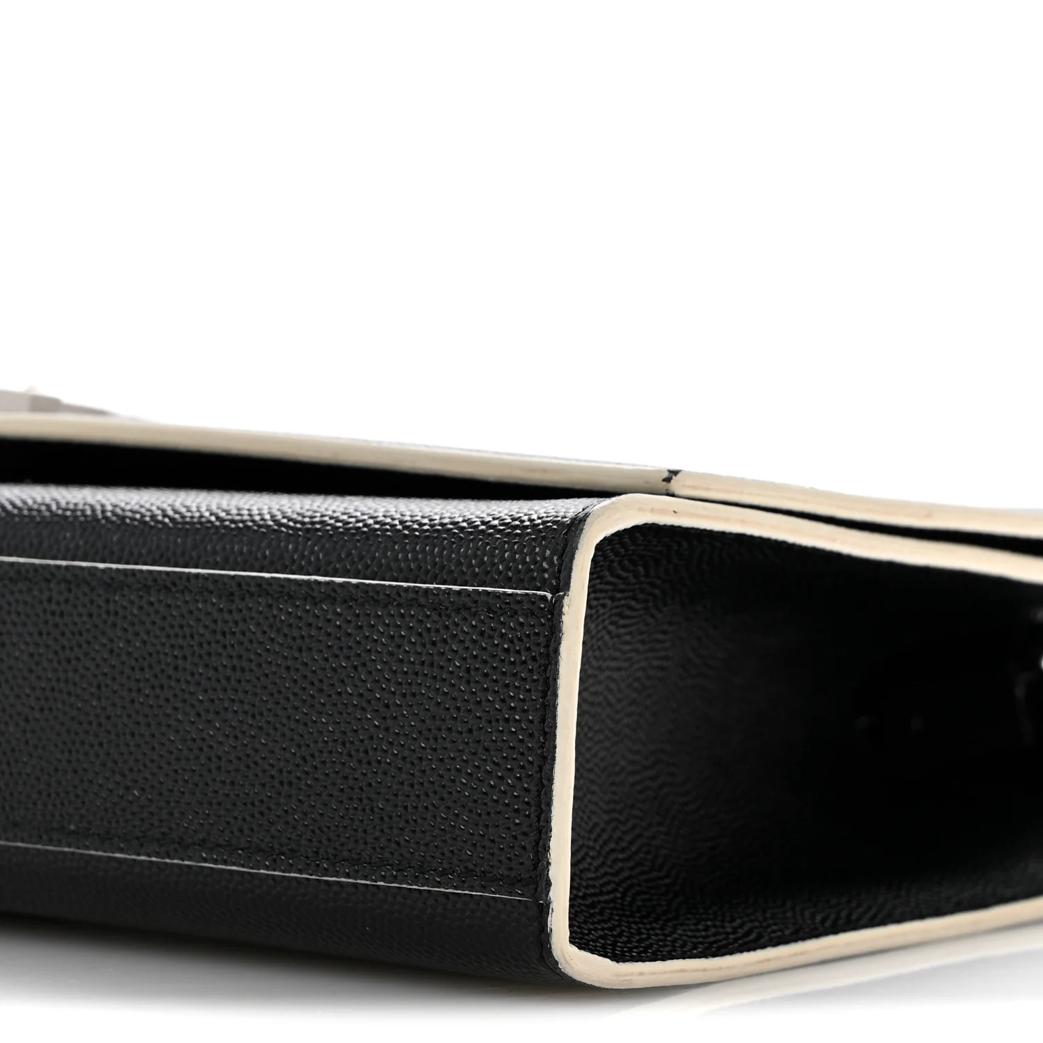Grain De Poudre Medium Classic Monogram Kate Satchel Black White - Top Club
