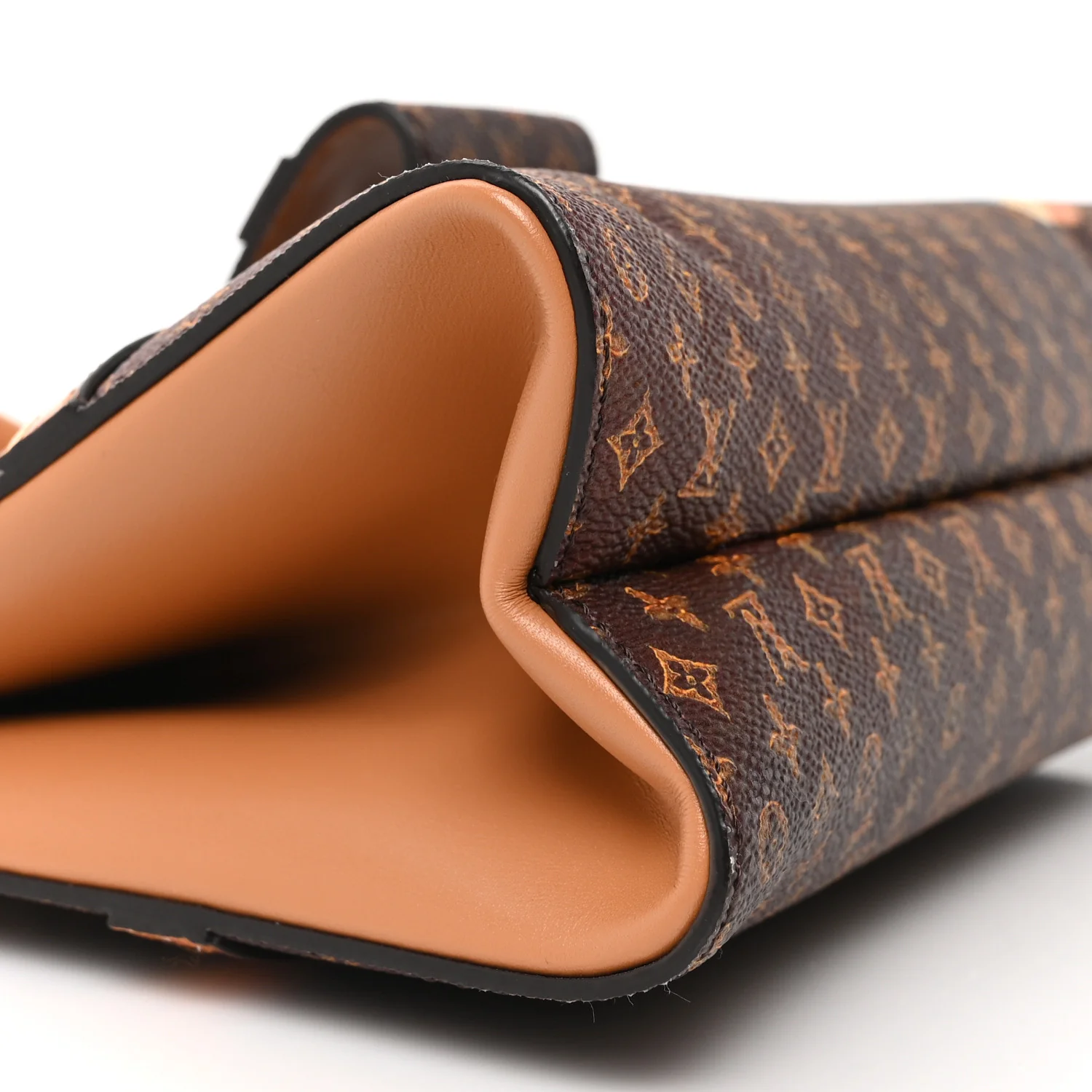 Calfskin Transformed Monogram Time Trunk Crown Frame Bag - Top Club