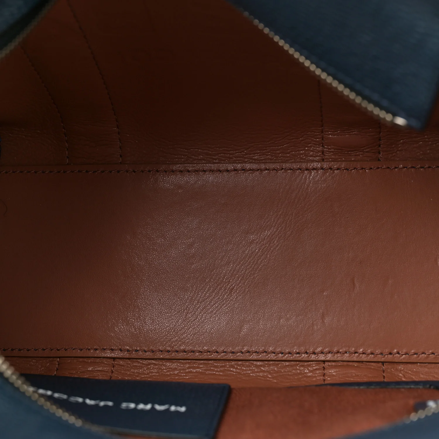 Grained Calfskin Small The Tote Bag Blue Sea - Top Club