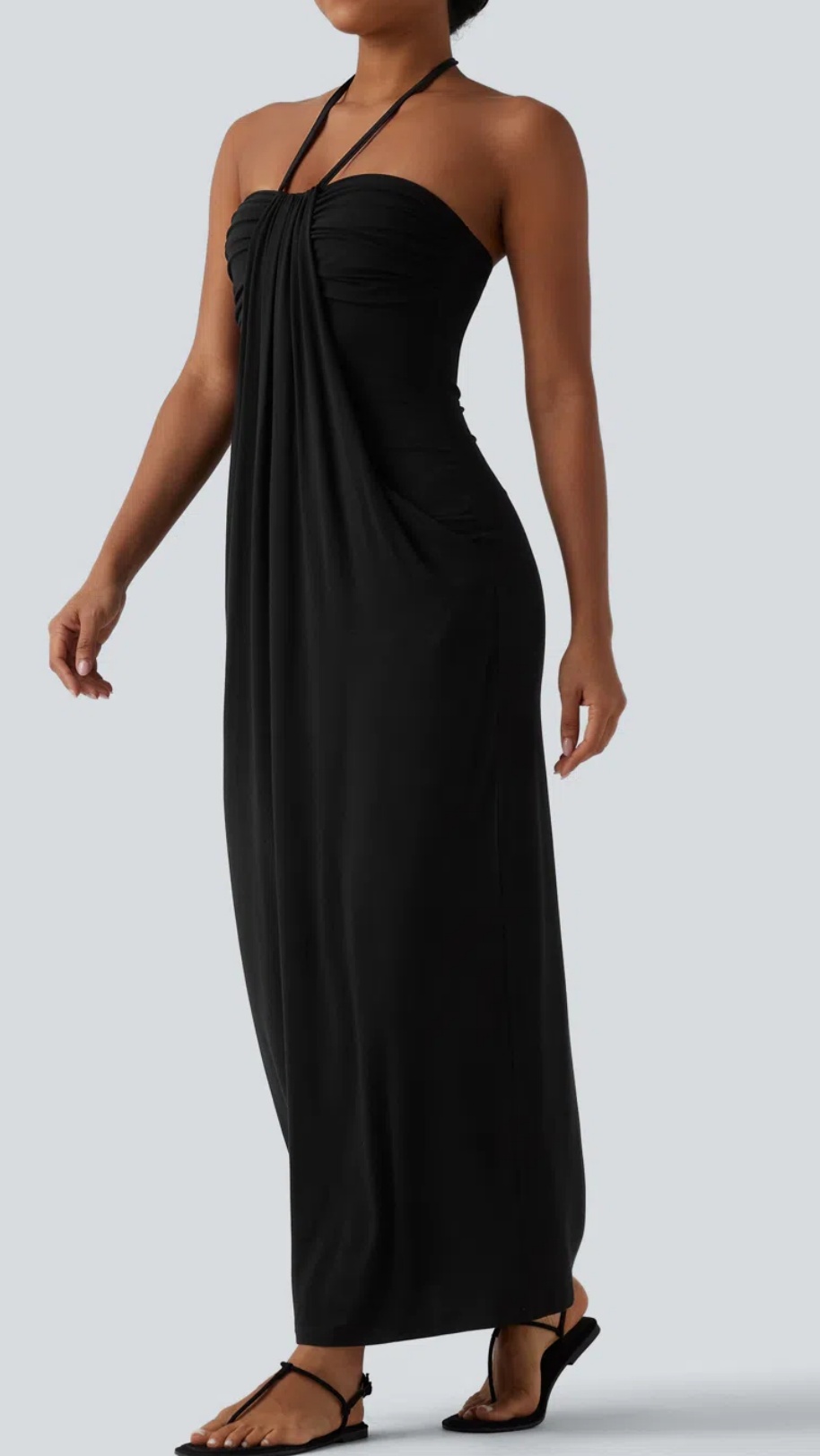 Women's Halter-Neck Backless Maxi Dress - Nordfashionstorm - Women's Clothing, Fashion for You - Nordfashionstorm.com