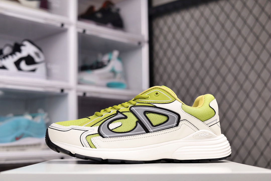 Dior B30 Dad Sneakers Green Biege (1:1 Version) - Sneaker Replica Workshop