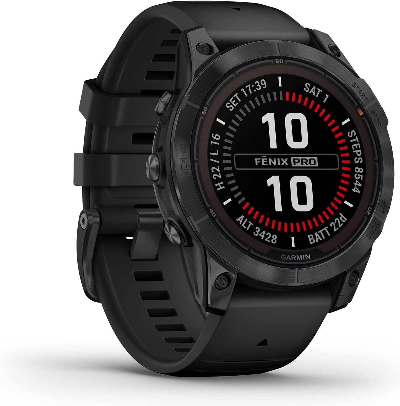 Fēnix 7 Pro Solar, Smartwatch, Ricarica solare, 47mm, Torcia LED, Touchscreen 1,3