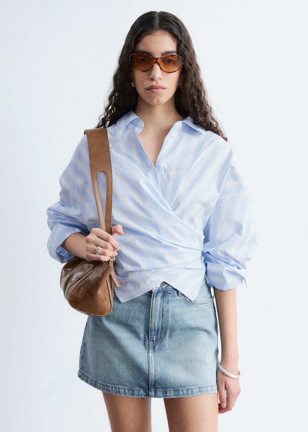 & Other Stories DENIM MINI SKIRT