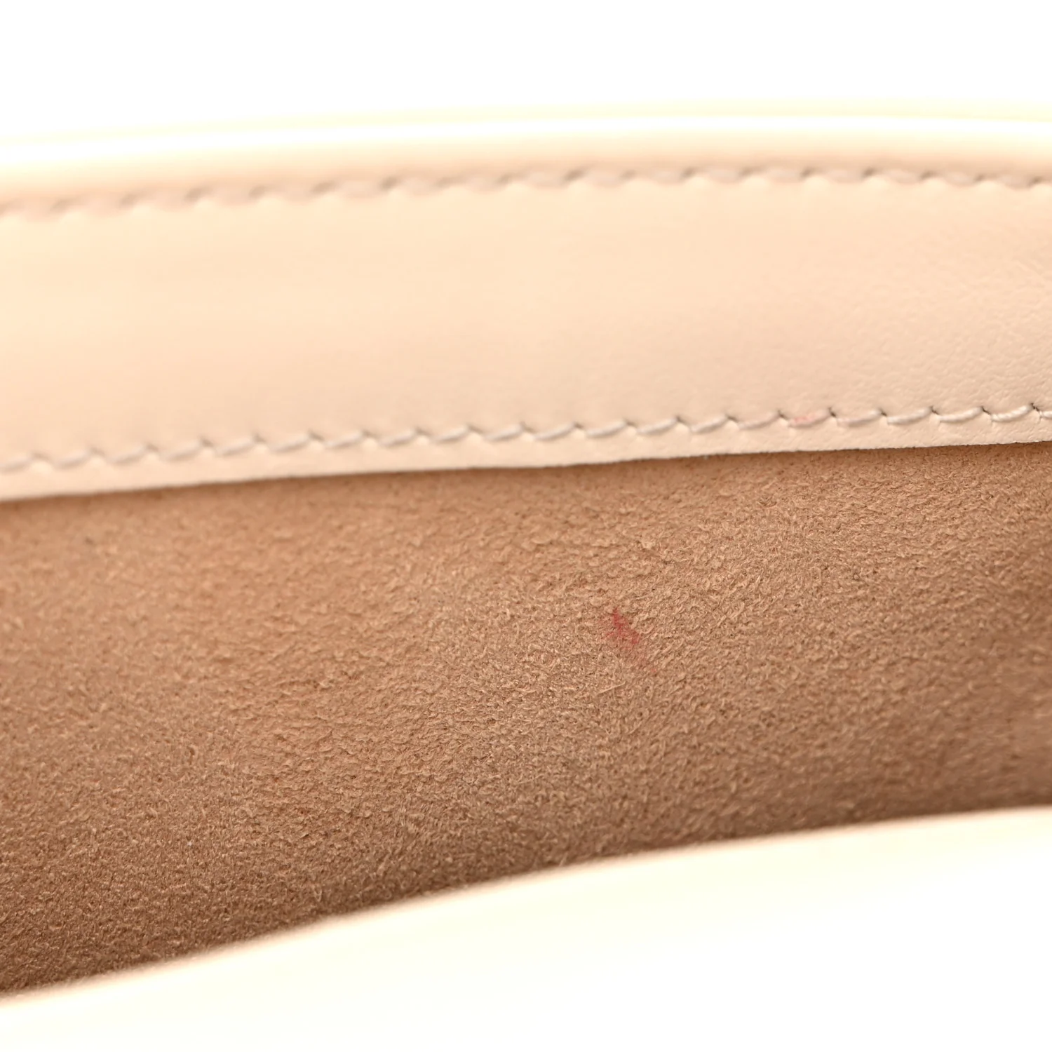 Calfskin Matelasse Mini GG Marmont Top Handle Shoulder Bag White - Top Club
