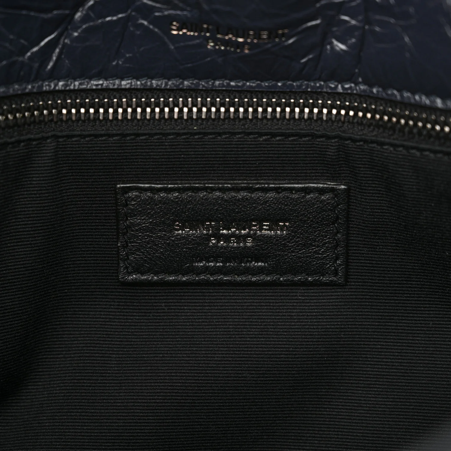 Crinkled Calfskin Matelasse Monogram Medium Niki Chain Satchel Deep Marine - Top Club