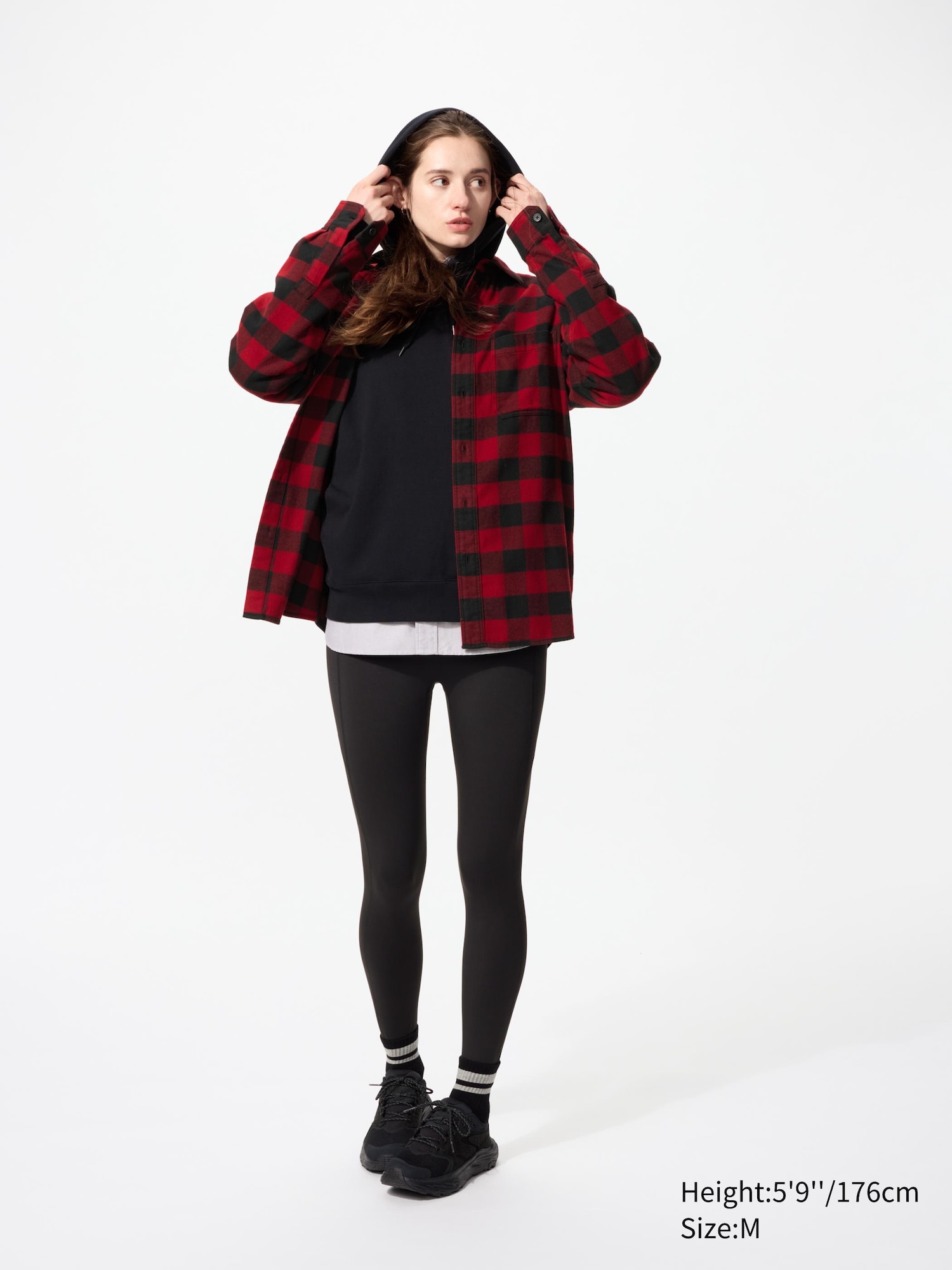 Flannel Checked Shirt Long Sleeve Regular Collar