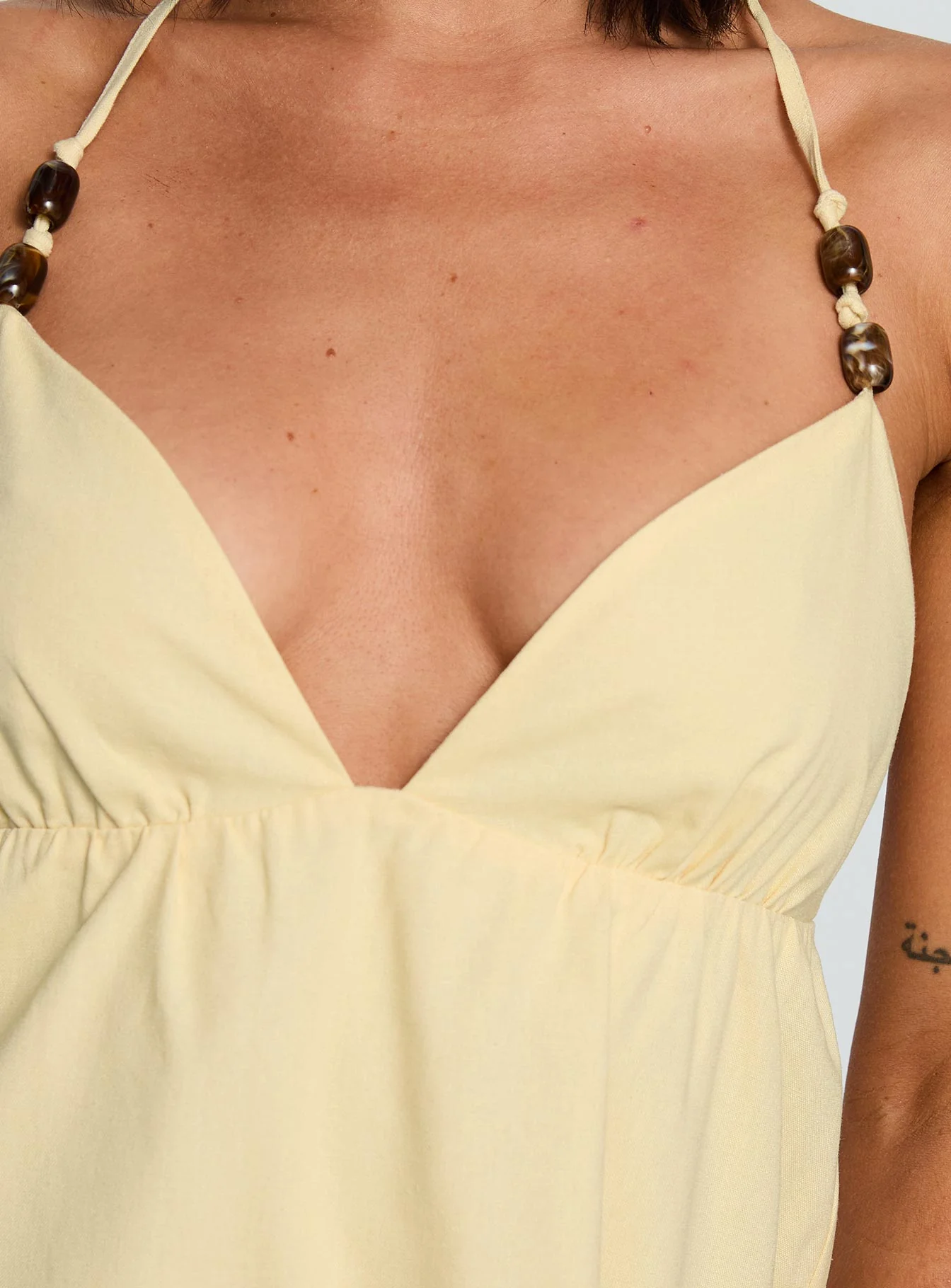 Melanea Mini Dress Yellow