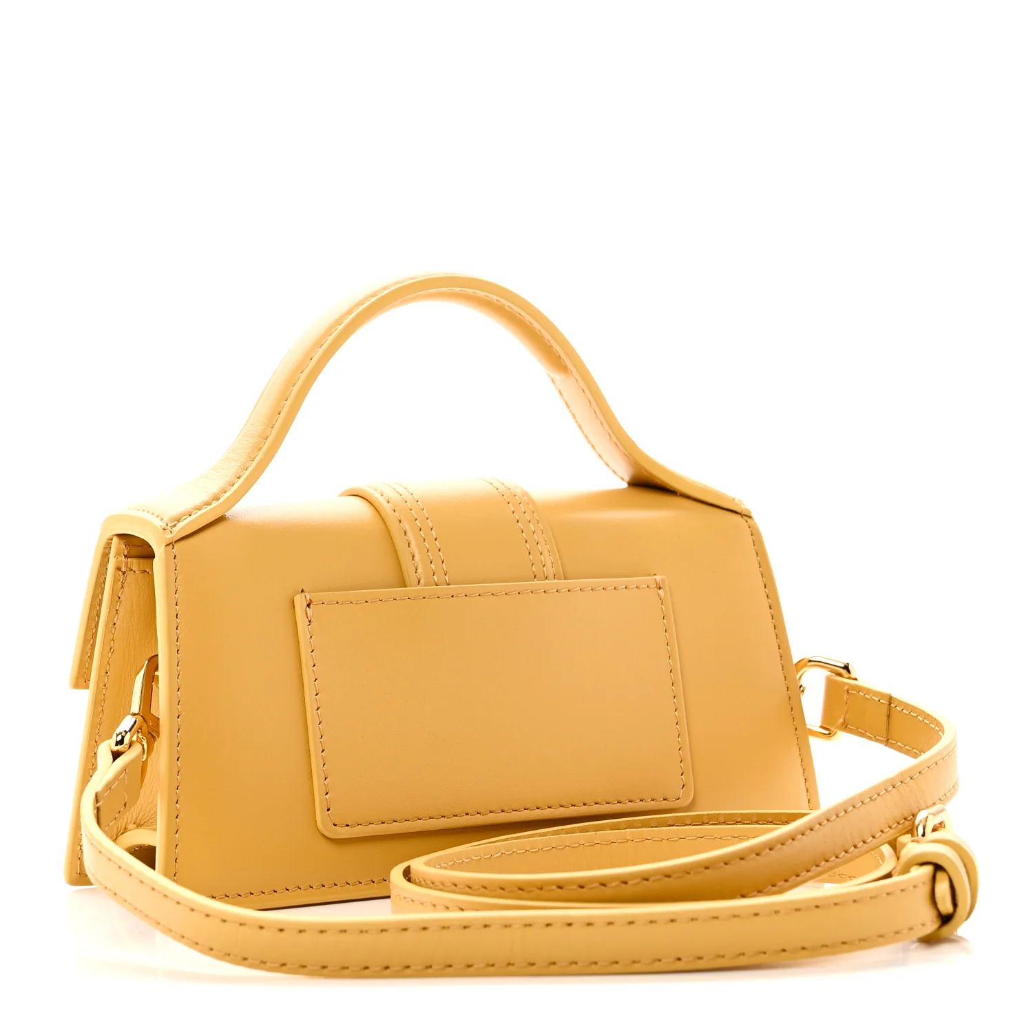 Smooth Calfskin Le Bambino Dark Yellow - Top Club